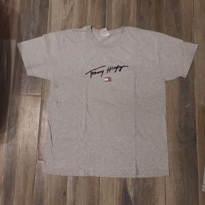 Vintage Y2K Tommy Hilfiger Jeans Spellout Embroidered T Shirt